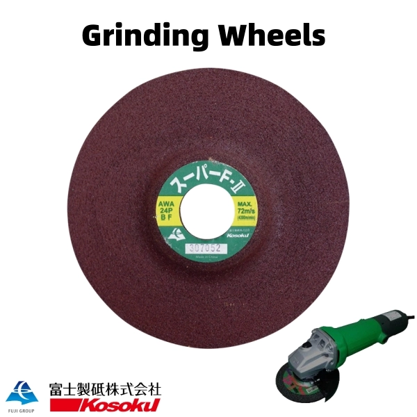 FUJI Super F2 depressed center grinding wheel manufactured in Japan